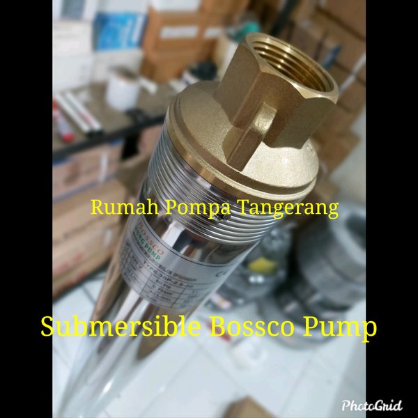 Jual Pompa Satelit Submersible Bossco 1hp Casing Pipa 3 Inch Plus Kabel