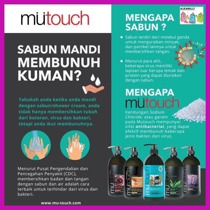 Jual Idnamperkap Mutouch Goat S Milk Shower Cream Green Tea Ml