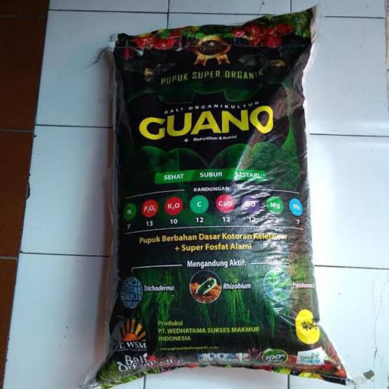 Jual Pupuk Organik NPK Guano Kelelawar 1kg Shopee Indonesia