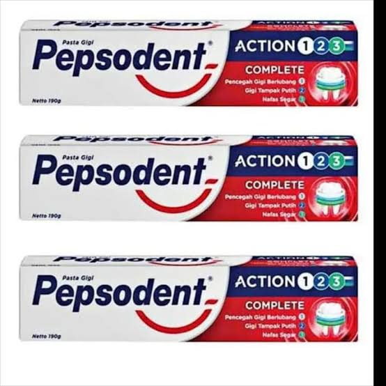 Jual PEPSODENT 75 GR ACTION 123 COMPLETE ORIGINAL Shopee Indonesia