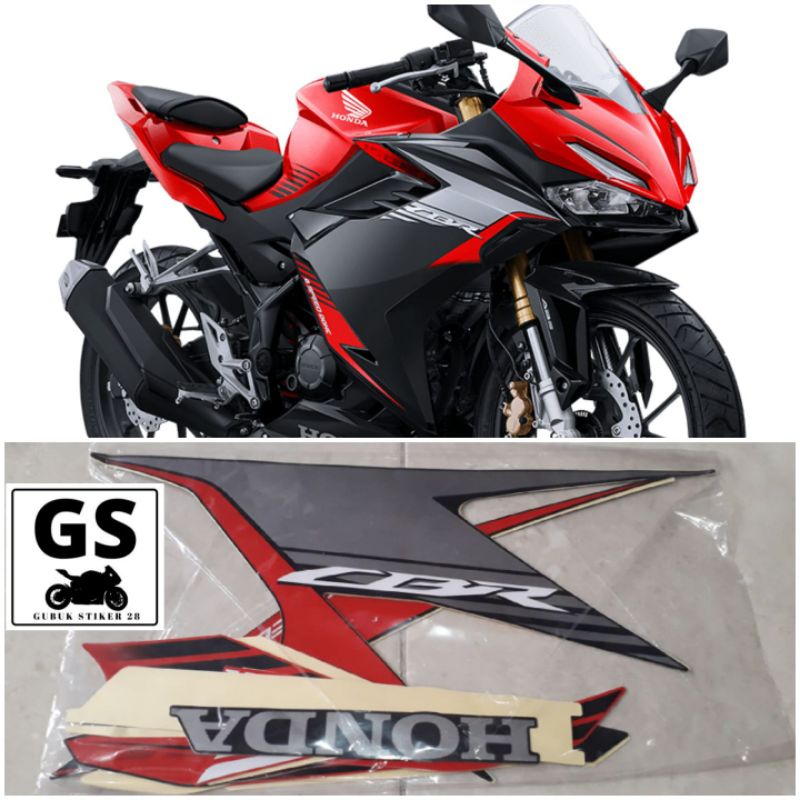 Jual Striping Stiker Lis Body Motor Honda Cbr R Tahun Merah