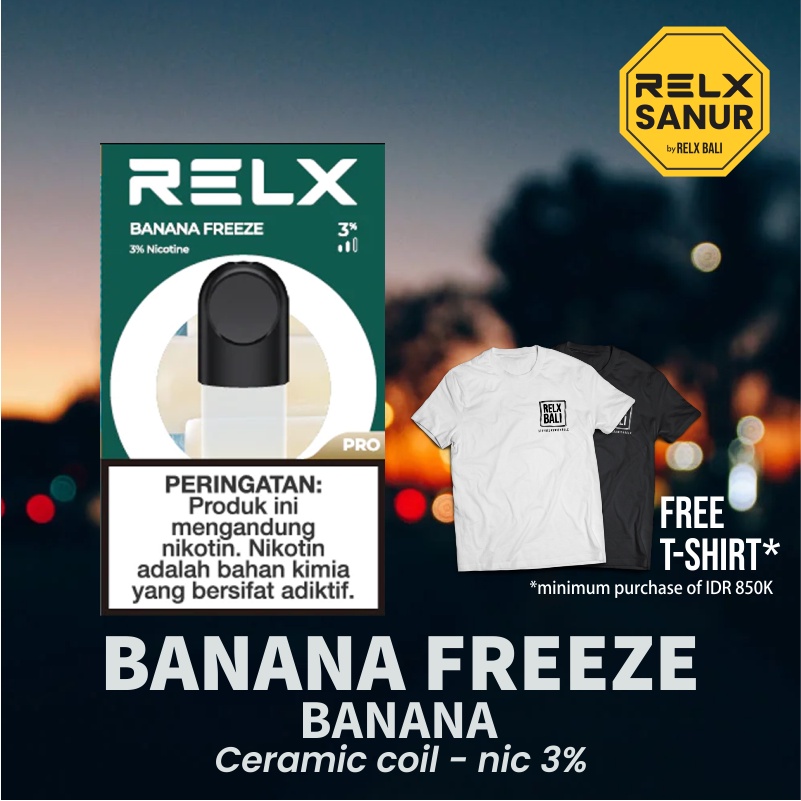 Jual RELX Infinity Pod PRO BANANA FREEZEE 1 Pack Isi 1 Pods 1 Pcs