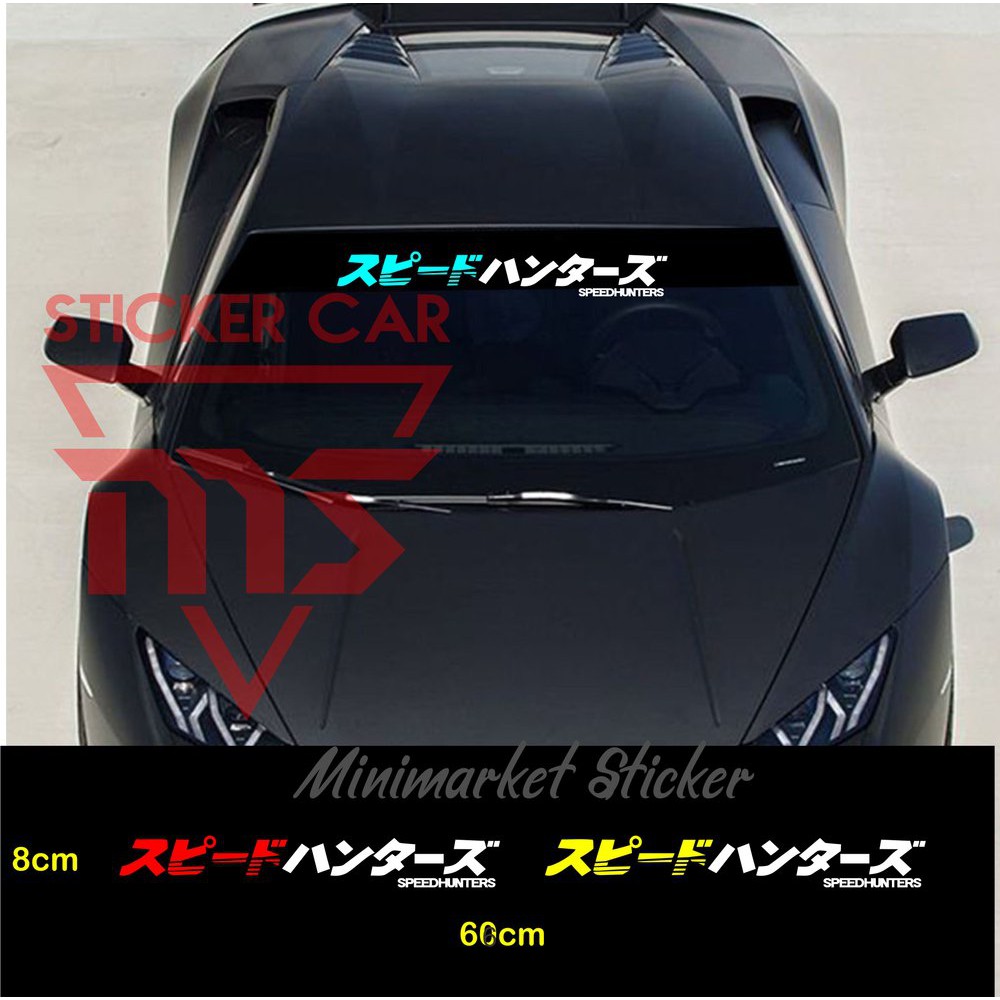 Jual Stiker Speedhunters Jdm Kanji Sticker Speedhunter Kaca Mobil 2