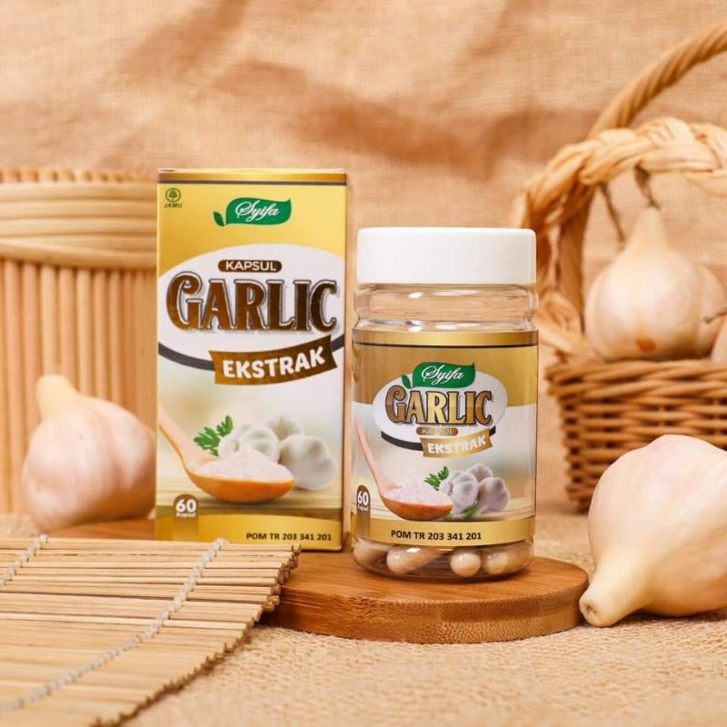 Jual Kapsul Garlic Ekstrak Bawang Putih Syifa Herbal Jantung Kolesterol