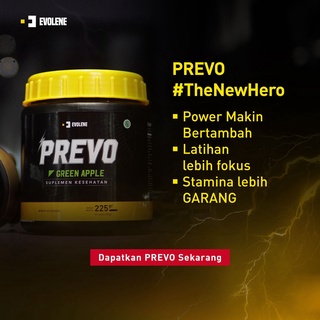 Jual Prevo Evolene Sachet Pre Workout Energy Drink Halal Dan Bpom