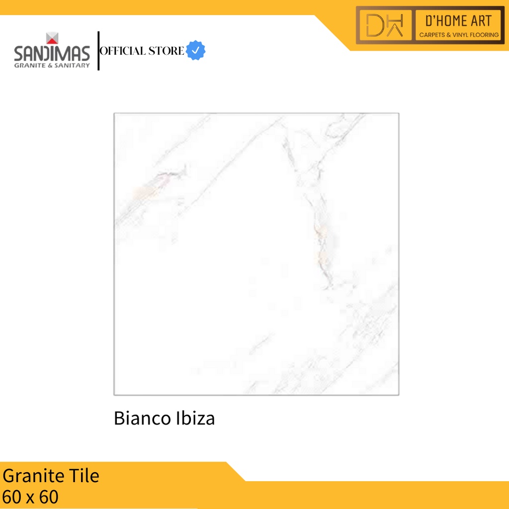 Jual GRANITE TILE GRANIT LANTAI SANDIMAS BIANCO IBIZA 60 X 60CM