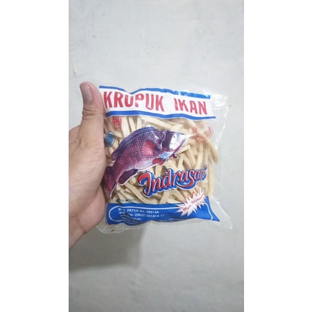 Jual Kerupuk Ikan Indrasari Spesial Bentuk Stick Kemasan 250 Gram