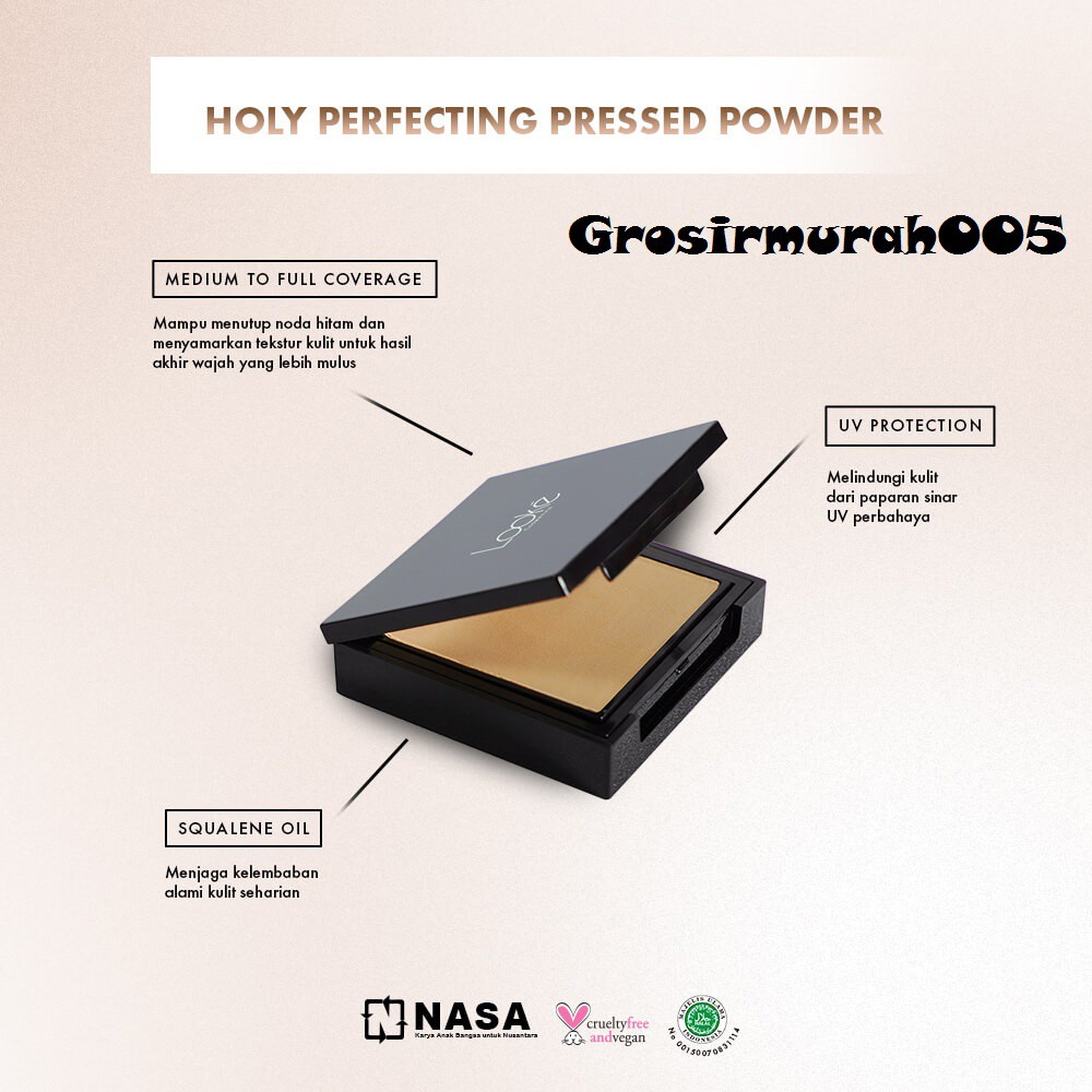 Jual Bedak Padat Nasa Maia Looke Holy Perfecting Pressed Powder Maia