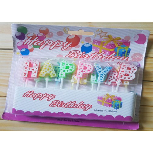 Jual Lilin Huruf Happy Birthday Shopee Indonesia