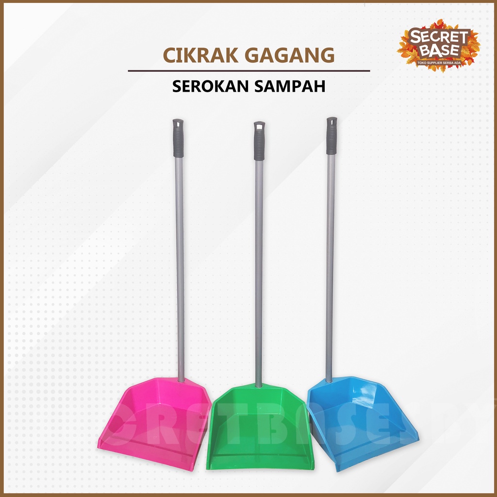 Jual CIKRAK GAGANG Plastik Serokan Sampah Pengki Dustpan Sekrop