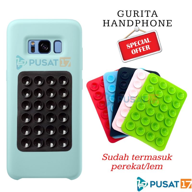 Jual TEMPELAN HP GURITA SILIKON SUCTION HOLDER HANDPHONE Shopee