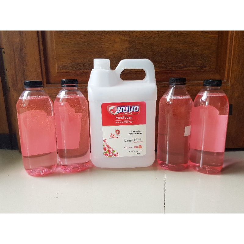 Jual Nuvo Hand Soap Sabun Cuci Tangan Murah Share Jerigen Botol Liter