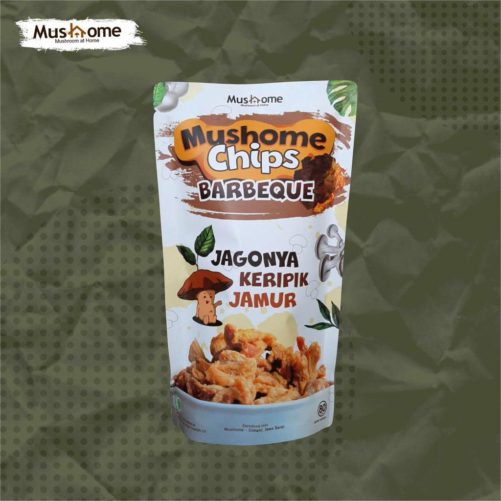 Jual Mushome Chips Rasa BBQ Keripik Jamur Shopee Indonesia