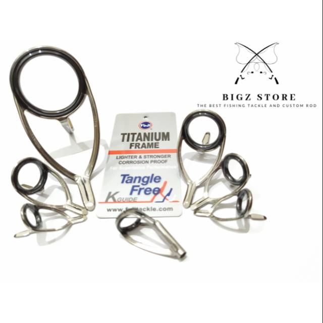 Jual Ring Guide Fuji Titanium Sic Kaki Set Isi Kolongan Keramik