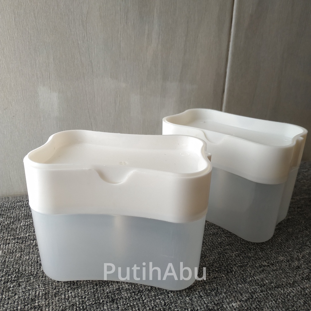 Jual Dispenser Sabun Praktis Soap Dispencer Holder Spons Cuci