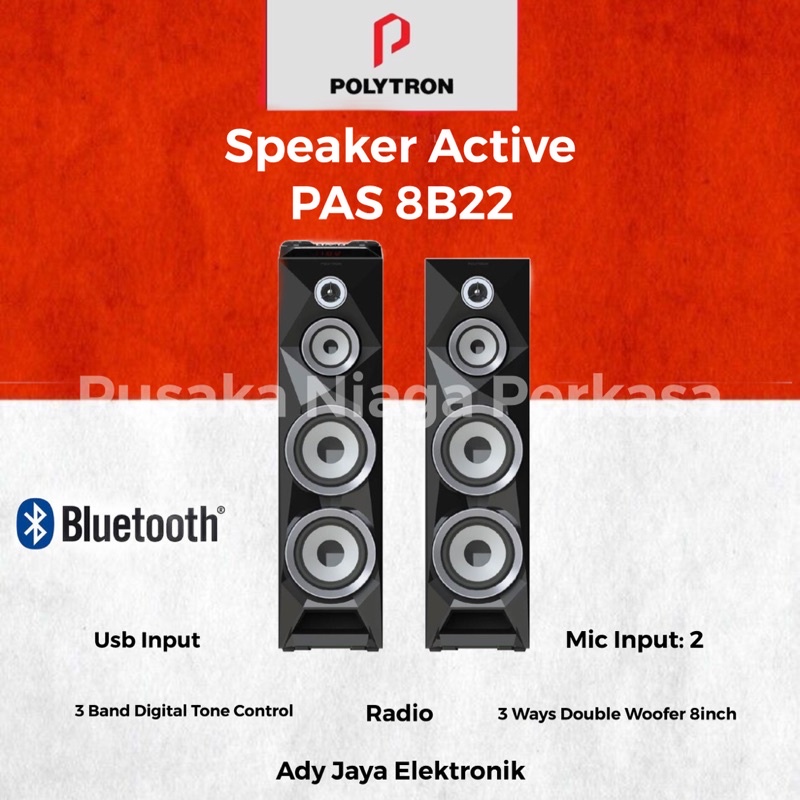 Jual Speaker Active Polytron Pas B Shopee Indonesia