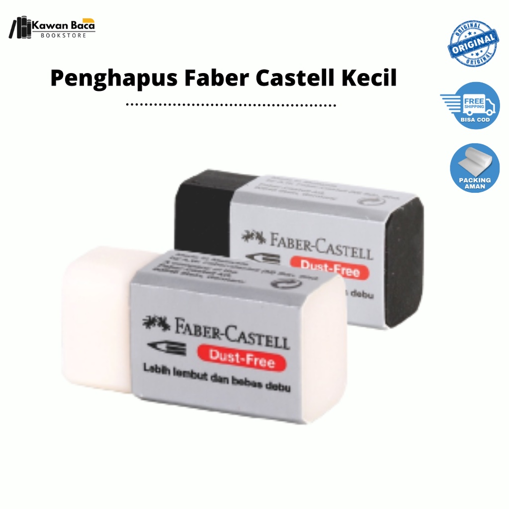 Jual Faber Castell Eraser Dust Free Penghapus Faber Castell Kecil