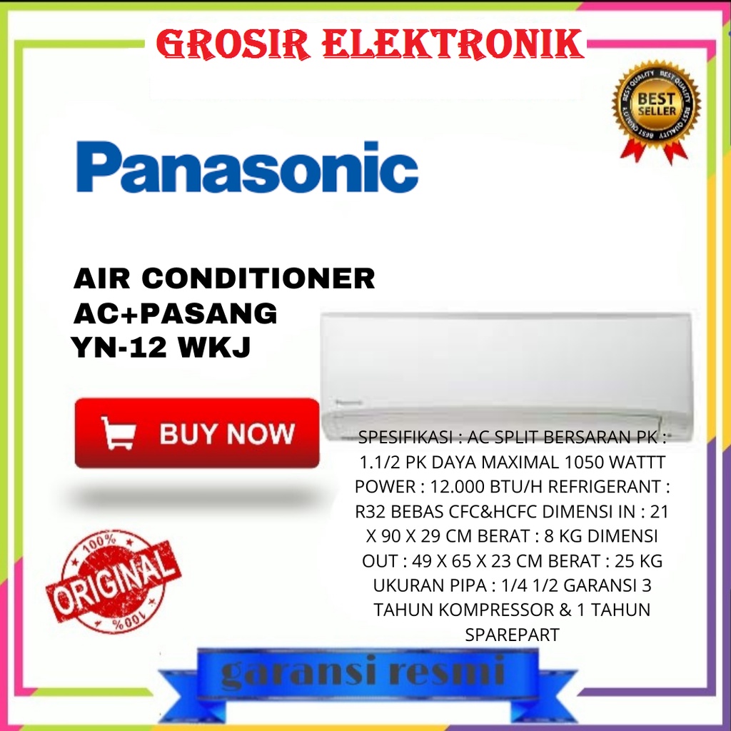 Jual Panasonic Cs Yn Wkj Pk Pk Pasang R Eco Standart