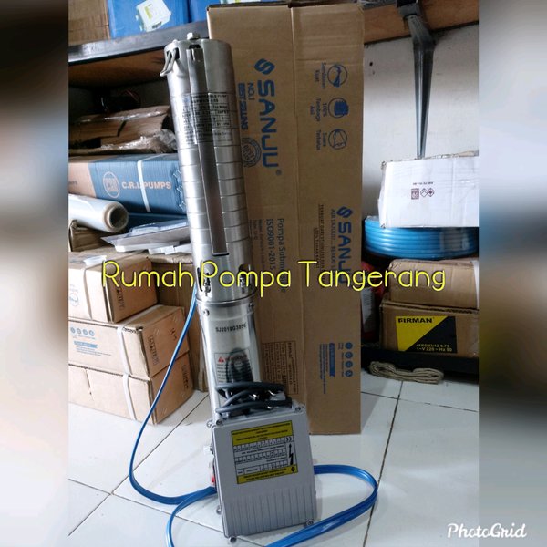 Jual Pompa Air Submersible SANJU 0 75hpss Kipas Stainless Plus Control