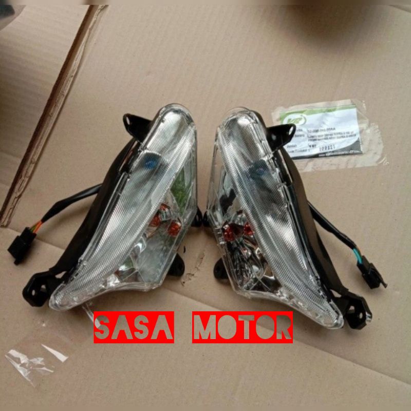 Jual Reflektor Lampu Sein Sen Riting Depan Kanan Kiri Honda Supra X 125