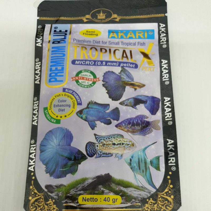 Jual AKARI PREMIUM BLUE RED YELLOW MAXI CICHLID LOUHAN TRPOCIAL