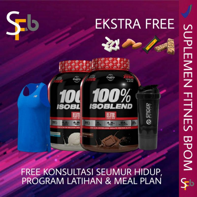 Jual Elitelabs Isoblend Lbs Whey Protein Isolate Elite Labs Iso Blend