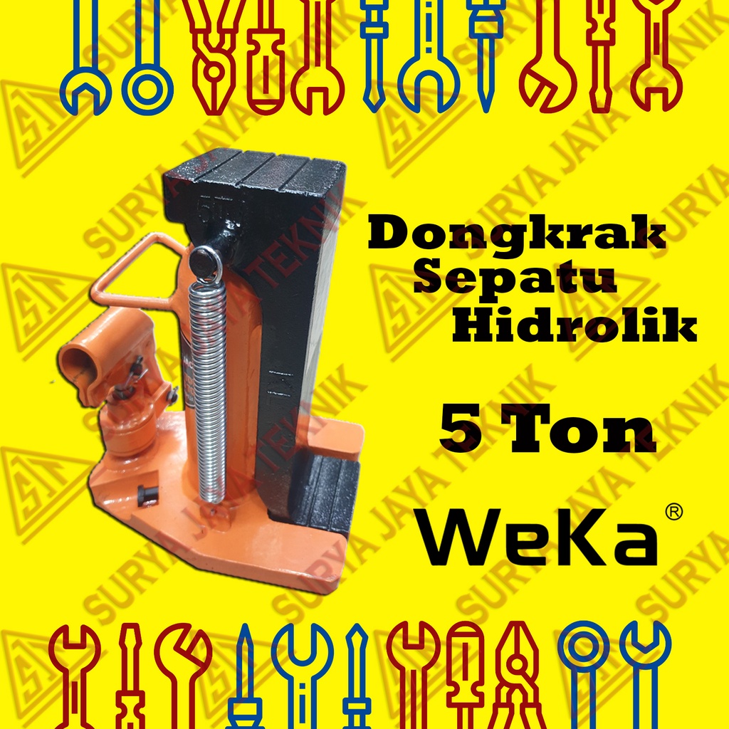 Jual WEKA Dongkrak Sepatu Hidrolik Hydraulic Track Jack 5T Shopee