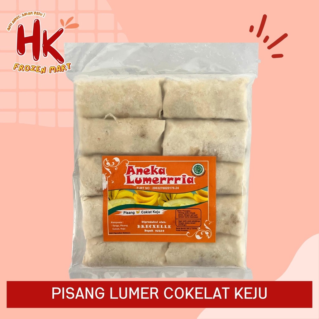 Jual Brecxelle Pisang Lumer Cokelat Keju Piscok Aneka Lumeria Banana