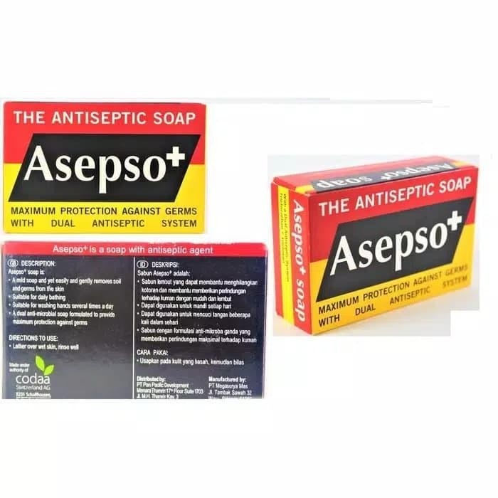 Jual Sabun Batang ASEPSO THE ANTISEPTIC SOAP BAR Shopee Indonesia