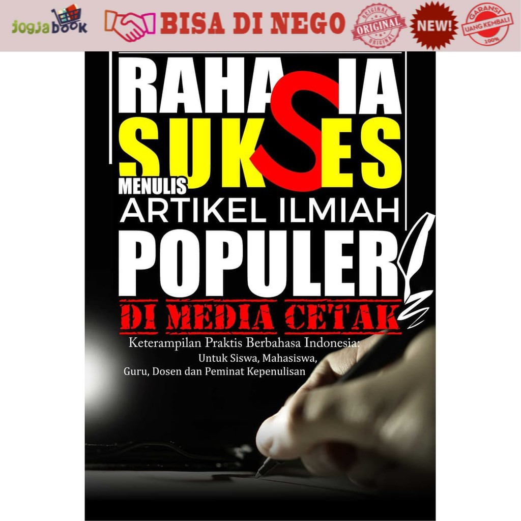 Jual Rahasia Sukses Menulis Artikel Ilmiah Populer Di Media Cetak