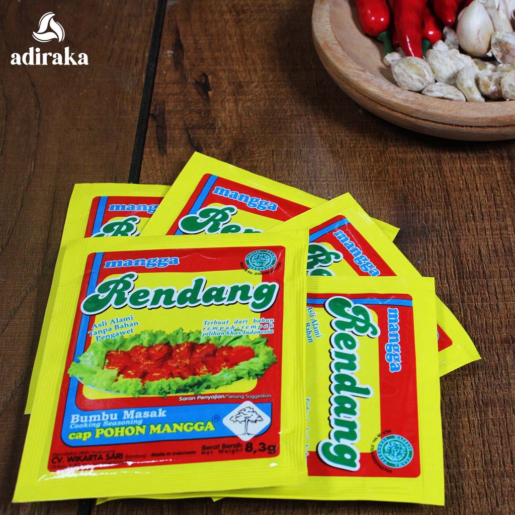 Jual Bumbu Rendang Padang Daging Sapi Instan Sachet Cap Pohon Mangga