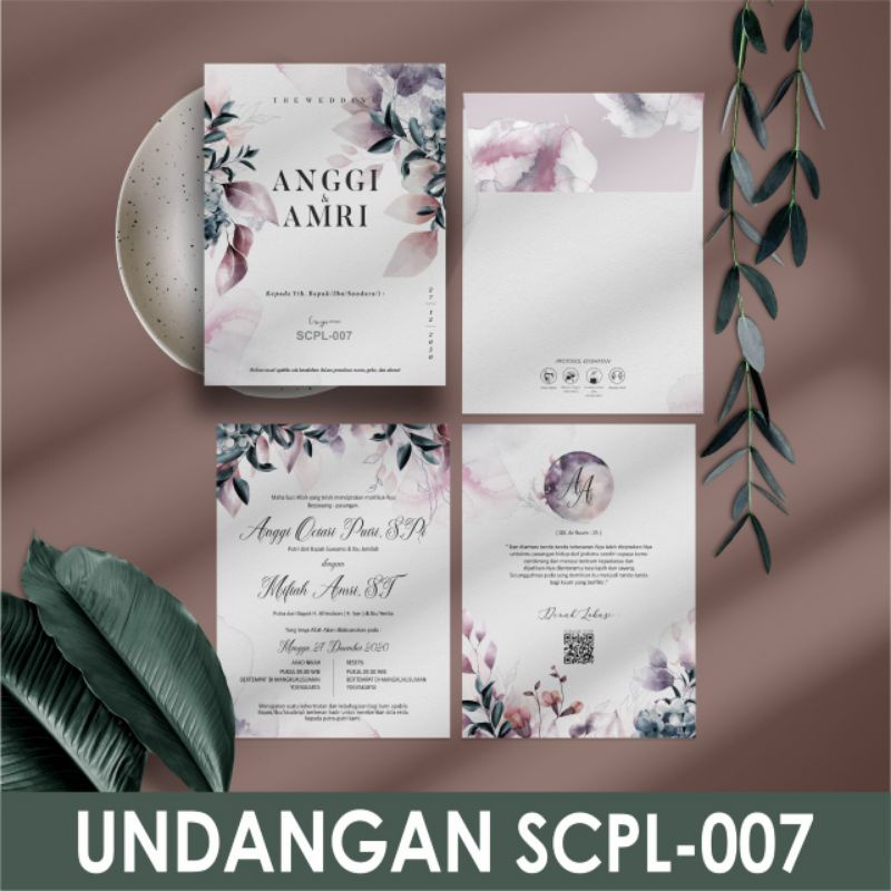 Jual Min 100 Undangan Soft Cover Amplop Undangan Pernikahan Khitanan