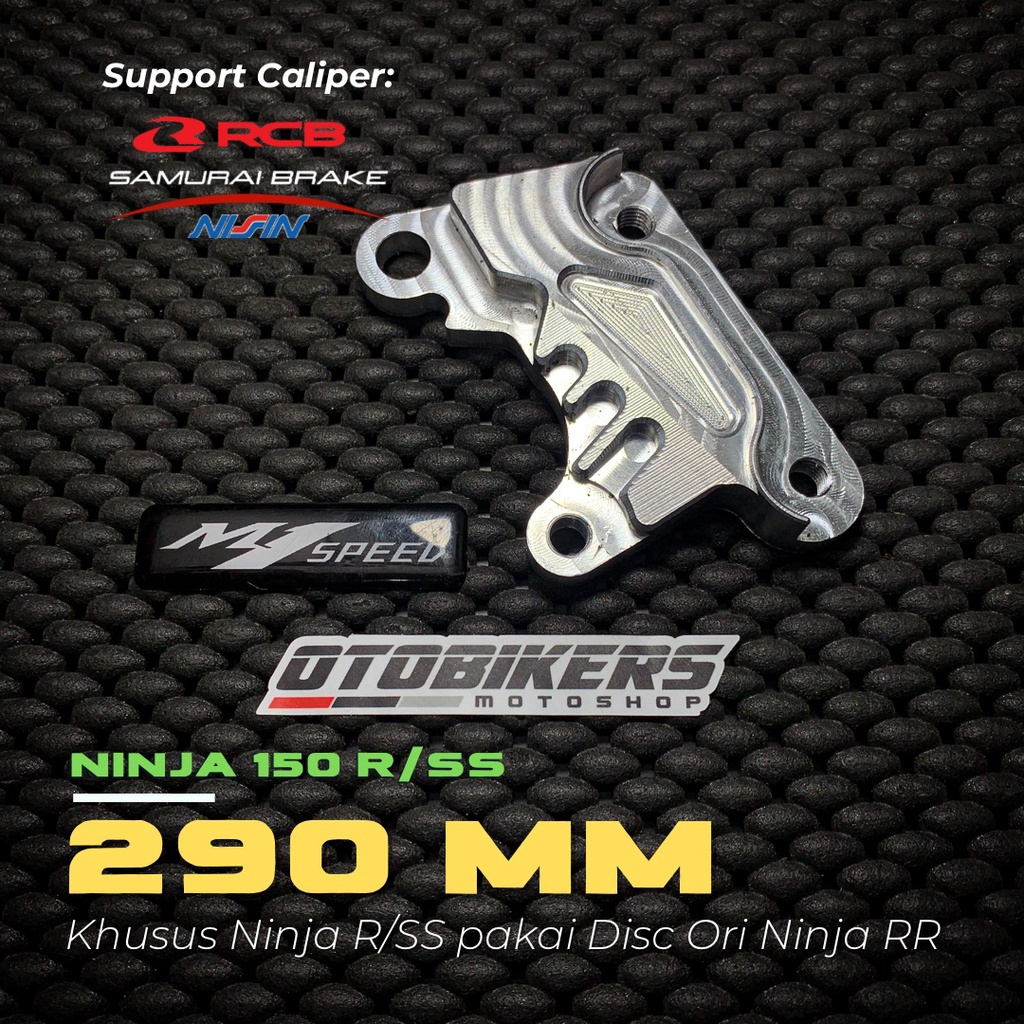 Jual BREKET KALIPER CNC 2P 2 PISTON NINJA 150 R SS RR SERPICO KIRI