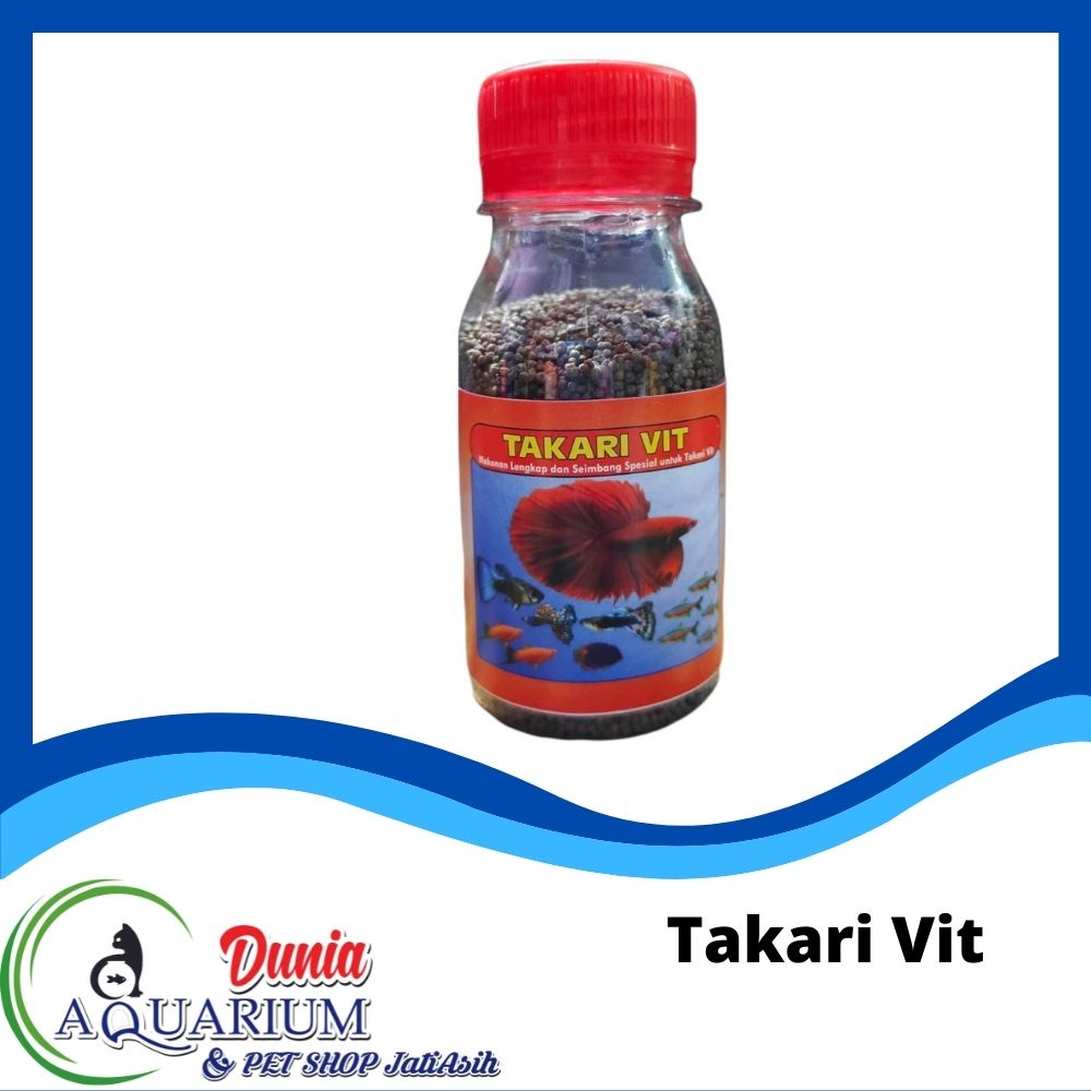 Jual Pakan Makanan Ikan Hias Cupang Guppy Takari Vit Super Shopee