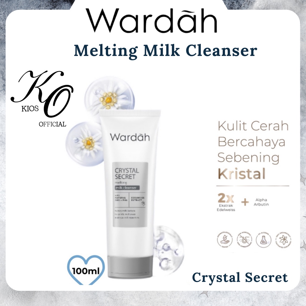 Jual Wardah Crystal Secret Melting Milk Cleanser With Natural AHA PHA