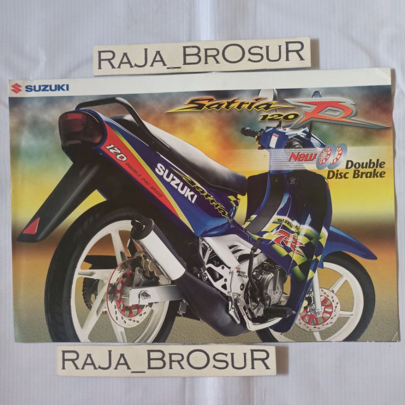 Jual Poster Brosur Katalog Leaflet Jadul Lawas Suzuki Satria R