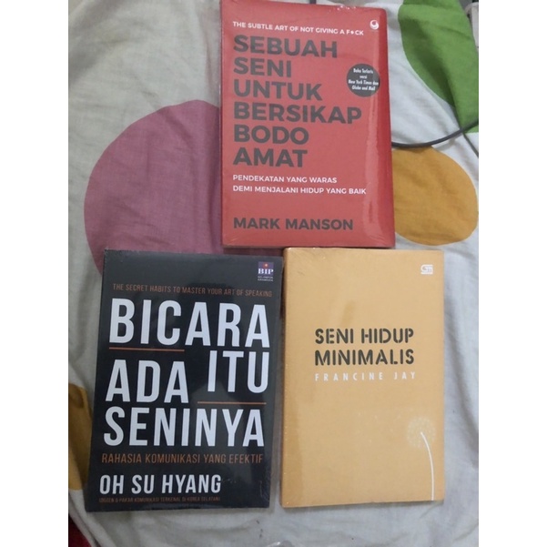 Jual Paket Buku Bicara Ada Seninya Sebuah Seni Untuk Bersikap Bodo