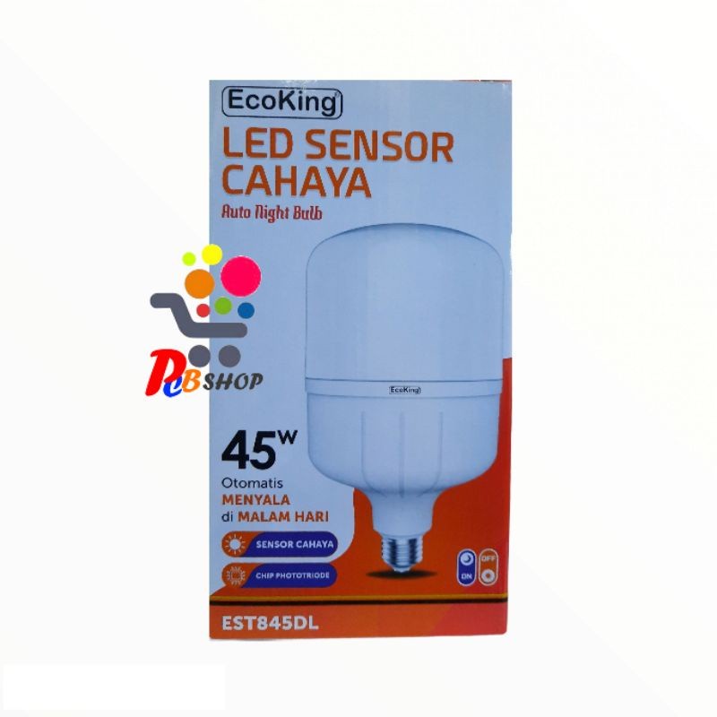 Jual Lampu Bohlam LED Sensor Cahaya 10watt 12wat Dan 18watt ECOKING