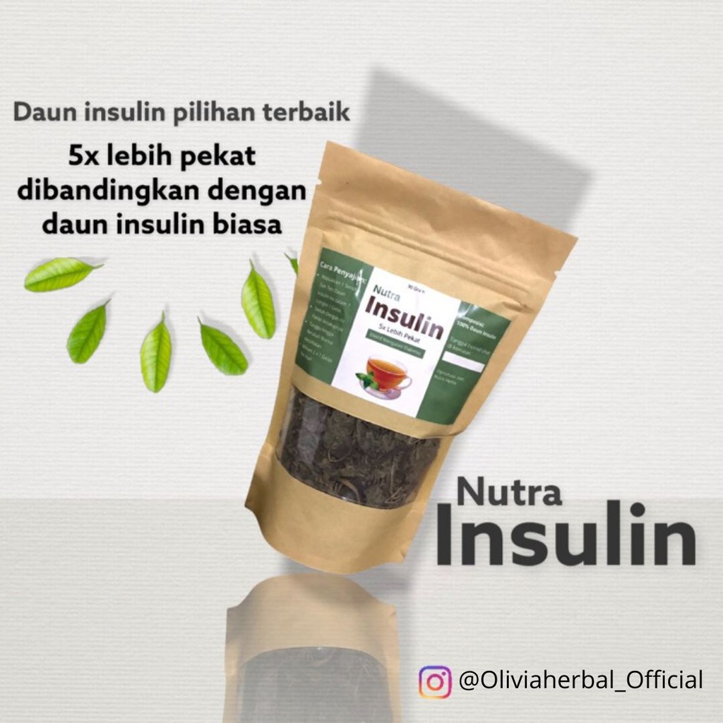 Jual NUTRA INSULIN 5x Lebih Pekat Daun Yakon Super Obat Herbal Diabetes