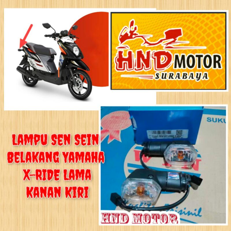 Jual Lampu Sen Sein Belakang Motor Yamaha Xride X RIDE Kanan Kiri Merk