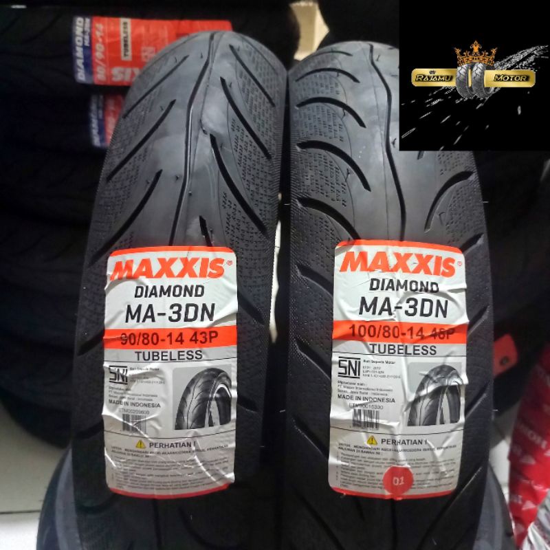 Jual PAKET SEPASANG BAN MAXXIS MATIC RING 14 90 80 14 100 80 14