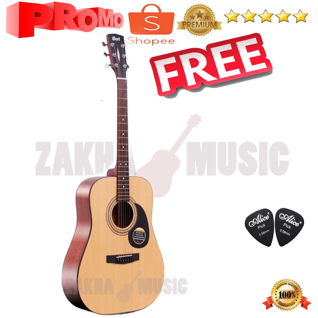 Jual Paket Lengkap Gitar Akustik Elektrik Cort Ad Op Ad Op