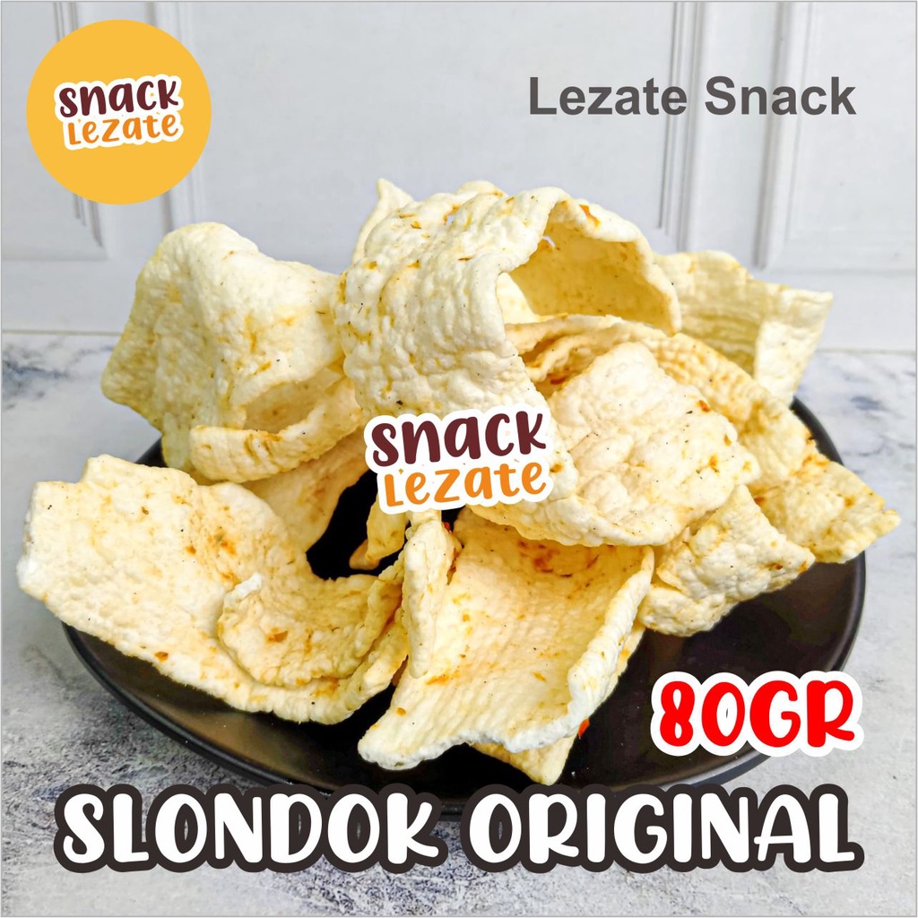 Jual Kerupuk Slondok Original Gr Murah Renyah Kerupuk Singkong