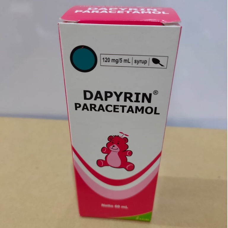 Jual Dapyrin Sirup 60 Ml Paracetamol Shopee Indonesia