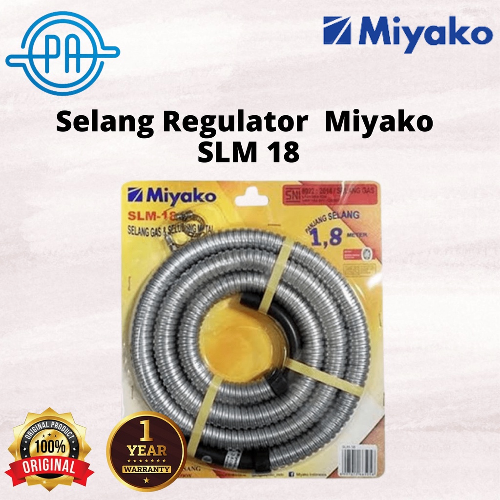 Jual Selang Gas Miyako Slm Meter Sni Slm Shopee Indonesia