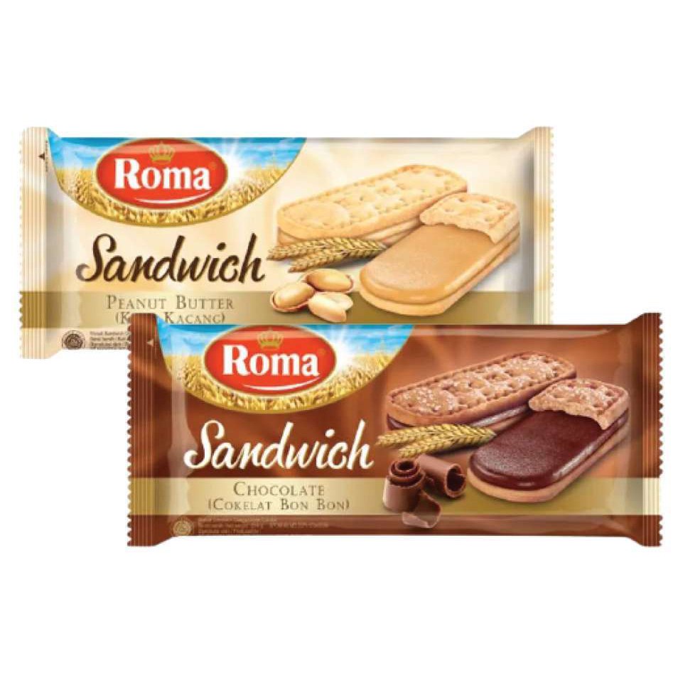 Jual Roma Sandwich Biskuit Gr Shopee Indonesia