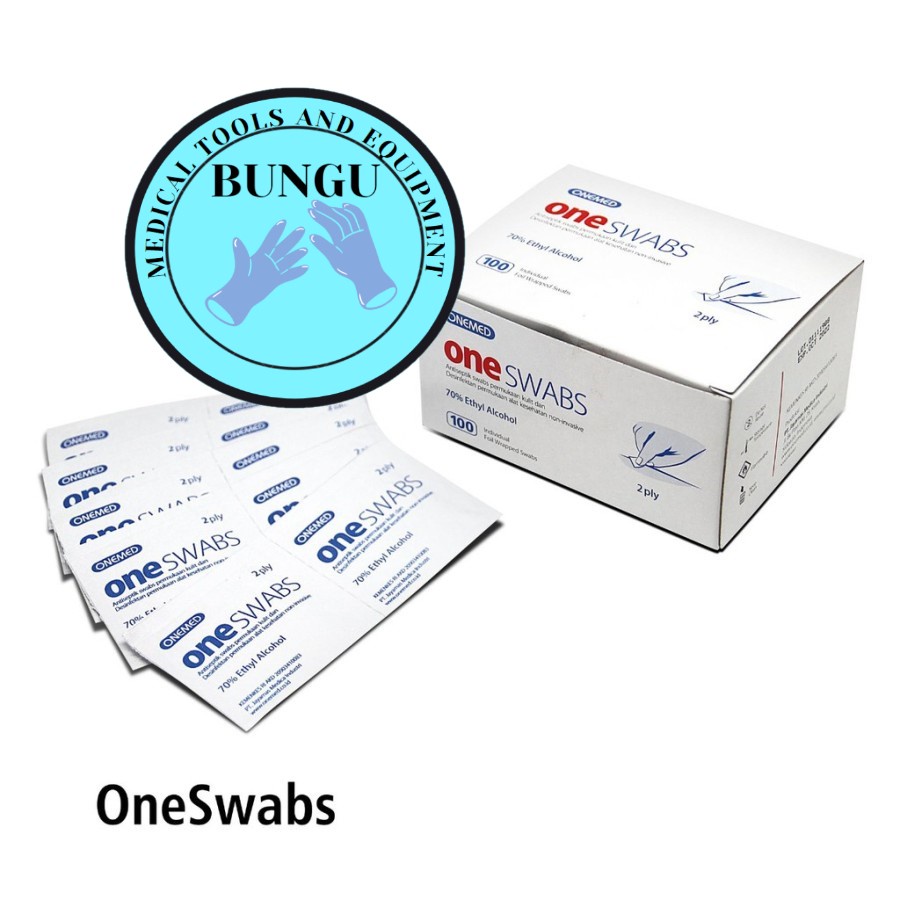 Jual Alkohol Swab Onemed Tissu Alkohol One Swab Ply Shopee Indonesia