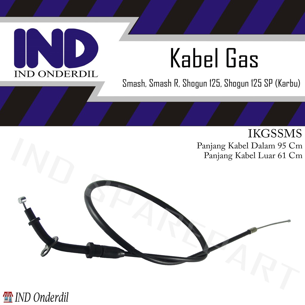 Jual Kabel Tali Gas Smash Lama Smash New R Shogun Shogun