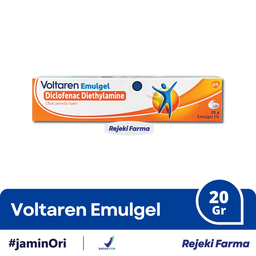 Jual Voltaren Emulgel 20 Gr Gel Nyeri Otot Keseleo Sendi Dan Encok