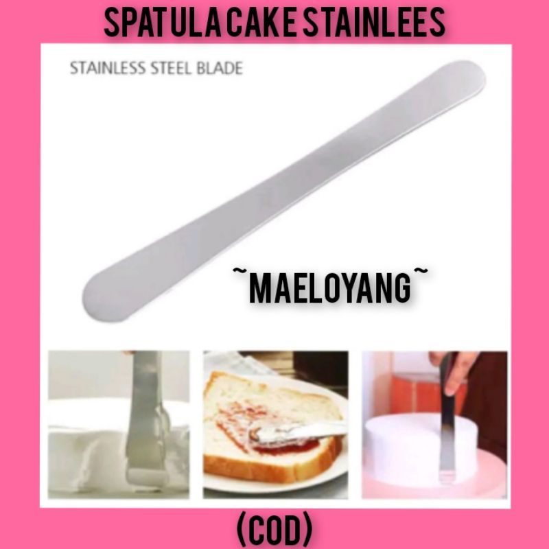 Jual Spatula Cake Pisau Kue Chiffon Stainless Shopee Indonesia